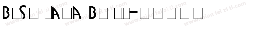 Busorama Bold字体转换
